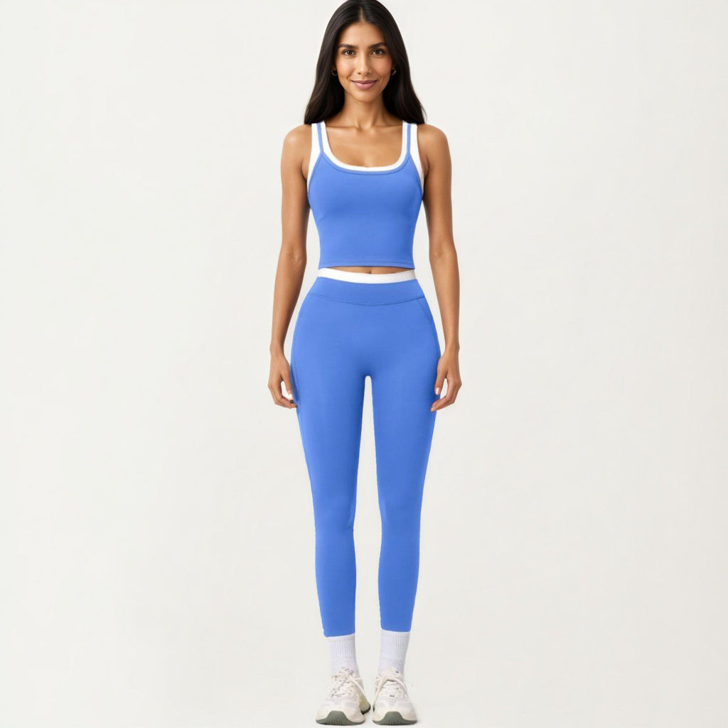 Anna-Kaci Active Women's High Waist Leggings with Smooth Stretch Fit and Side Seam Detail