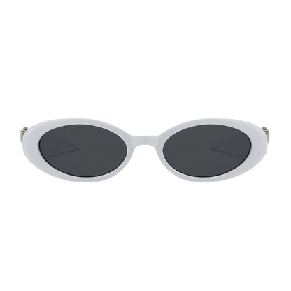 Anna-Kaci Women's Classic Elliptical Small Frame Bow Sunglasses UV400 Protection