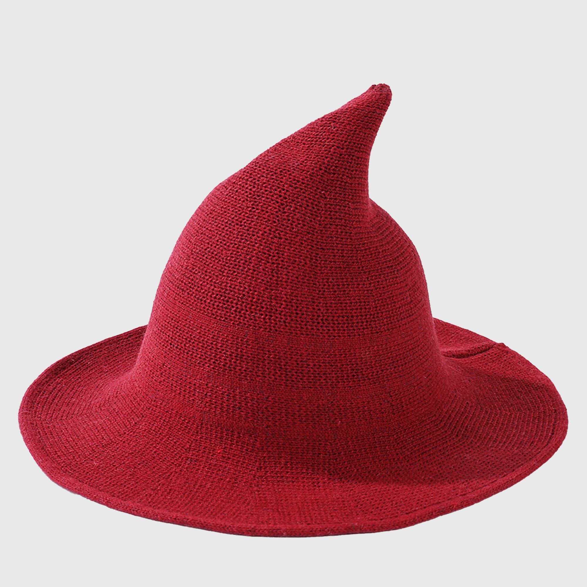 Anna-Kaci Women's Knit Witch Hat - Halloween Costume Accessory