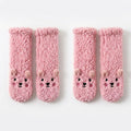 Fuzzy Bear Crew Socks 2 Pair US 5-10.5