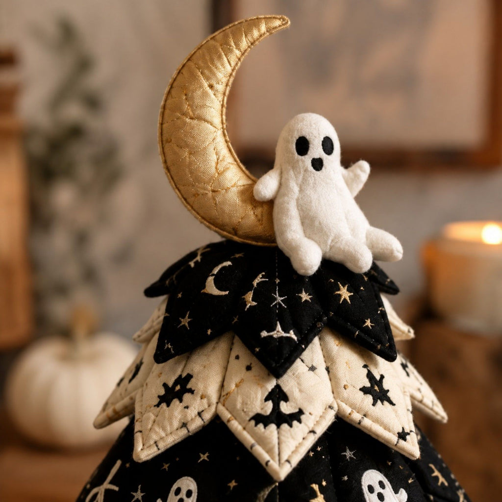 Handmade Halloween Witch Tree Sewing Kit DIY Fabric Holiday Decoration
