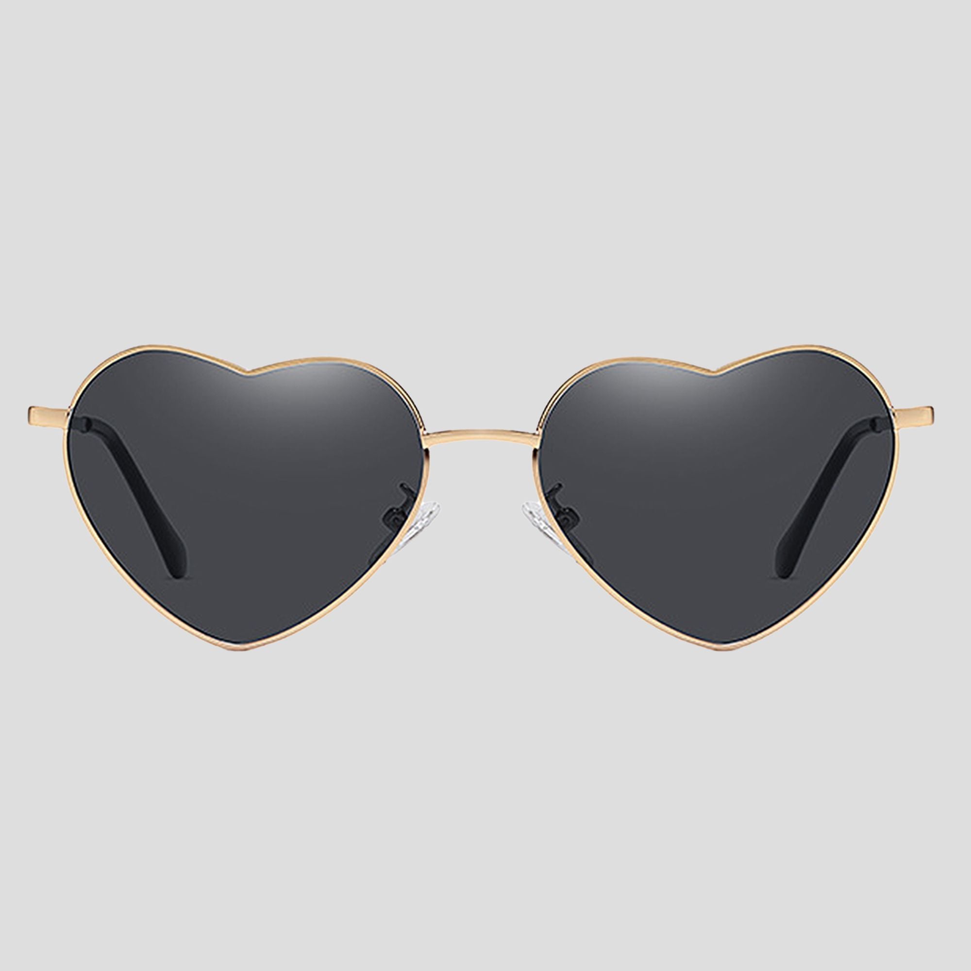 Anna-Kaci Women's Stylish Heart-Shaped Polarized Sunglasses UV400 Protection for Outdoor Activities