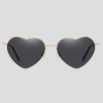 Anna-Kaci Women's Stylish Heart-Shaped Polarized Sunglasses UV400 Protection for Outdoor Activities