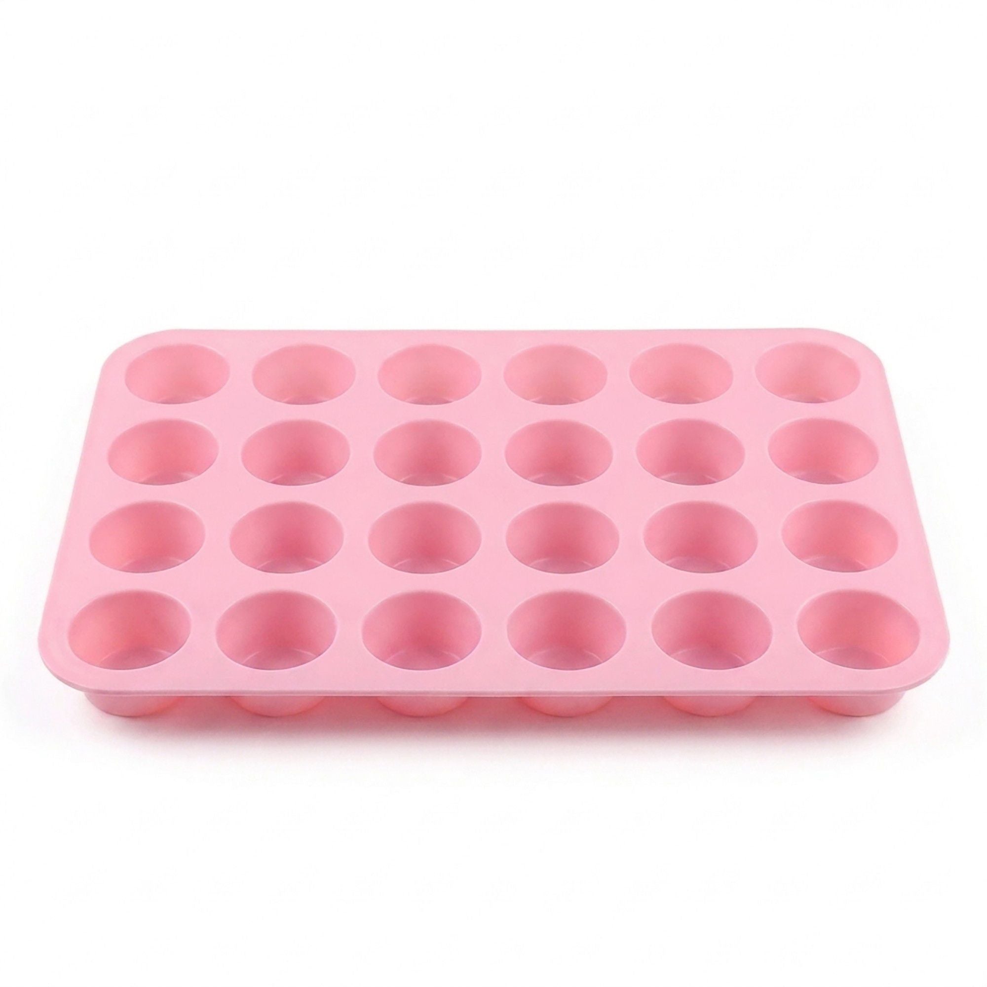 24-Cup Mini Muffin Pan - Non-Stick Bite-Sized Cupcake Mold for Baking
