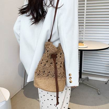 Anna-Kaci Women's Bohemian - Style Crochet Shoulder Bag