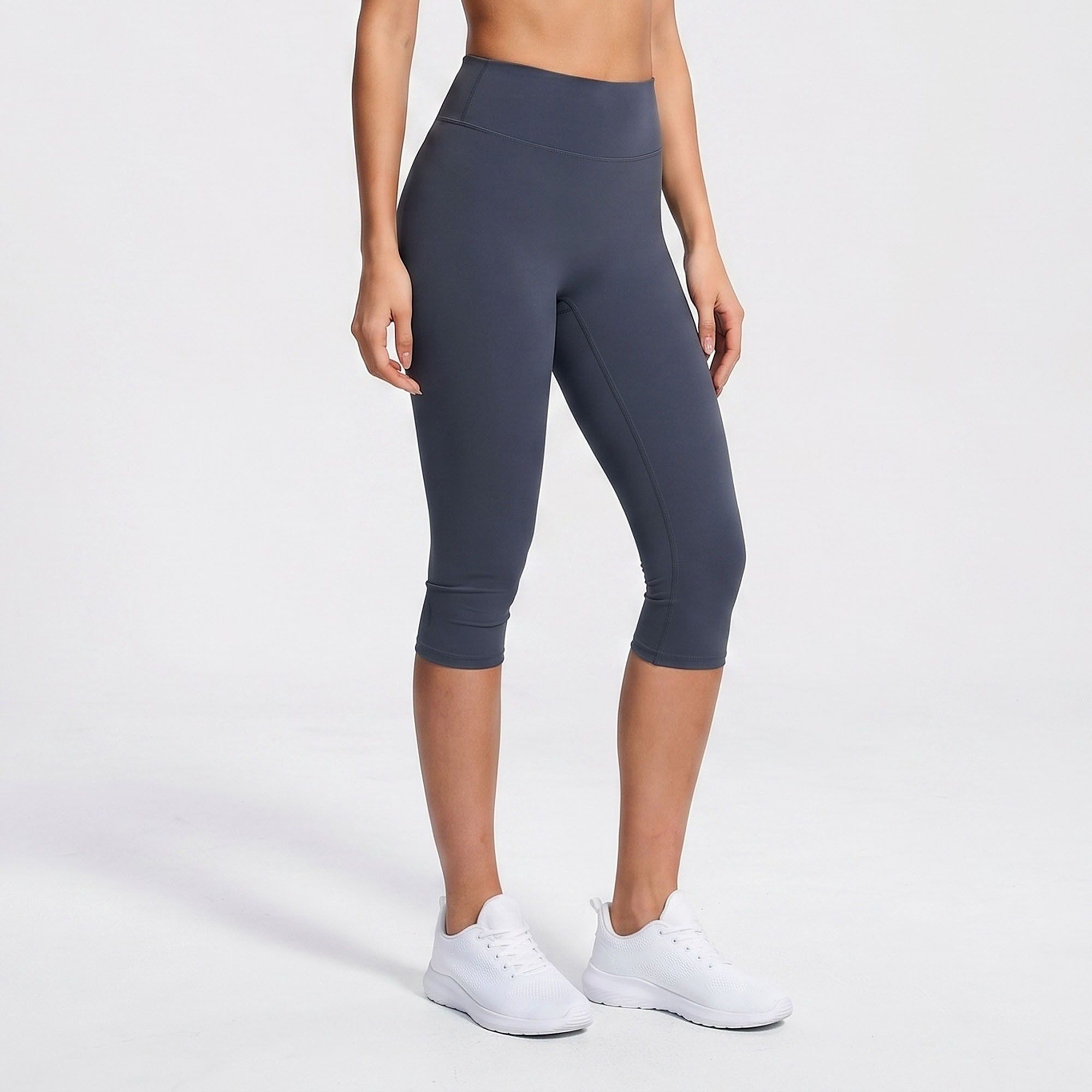 High Waist Capri Leggings Cropped Workout Yoga Pants