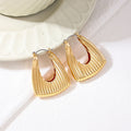 Women's Textured Geometric Hoop Earrings