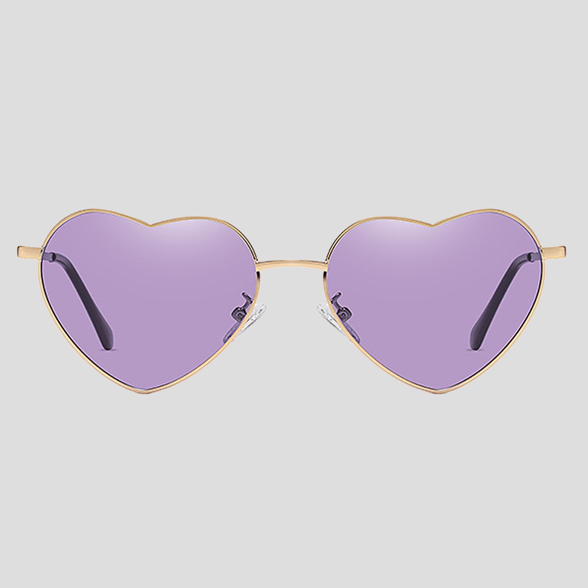 Anna-Kaci Women's Stylish Heart-Shaped Polarized Sunglasses UV400 Protection for Outdoor Activities