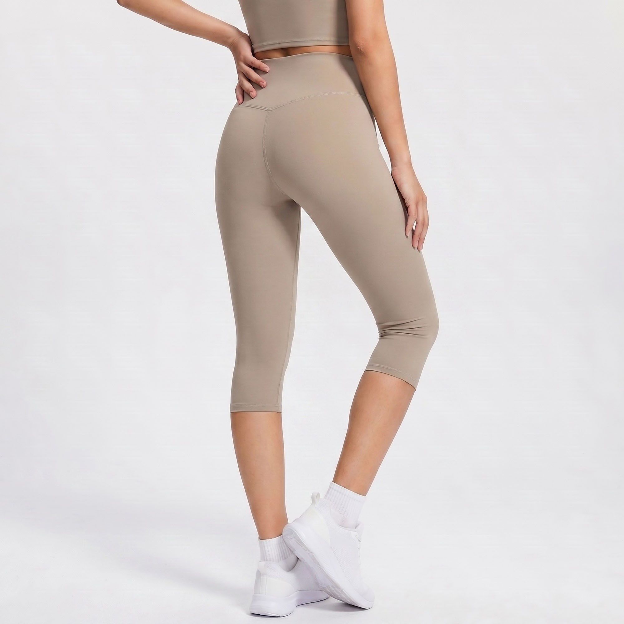 High Waist Capri Leggings Cropped Workout Yoga Pants