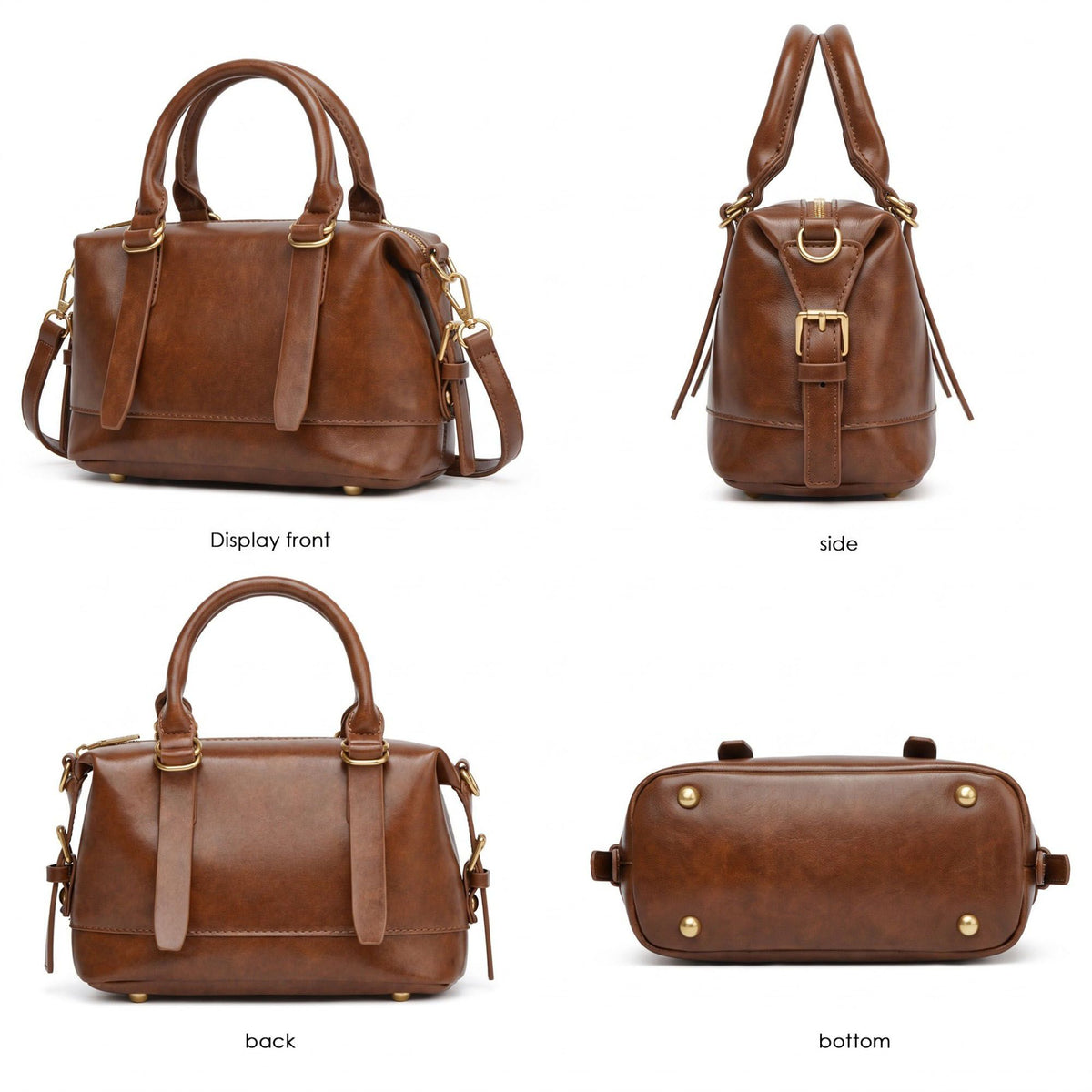 Mini Satchel Bag with Double Top Handles