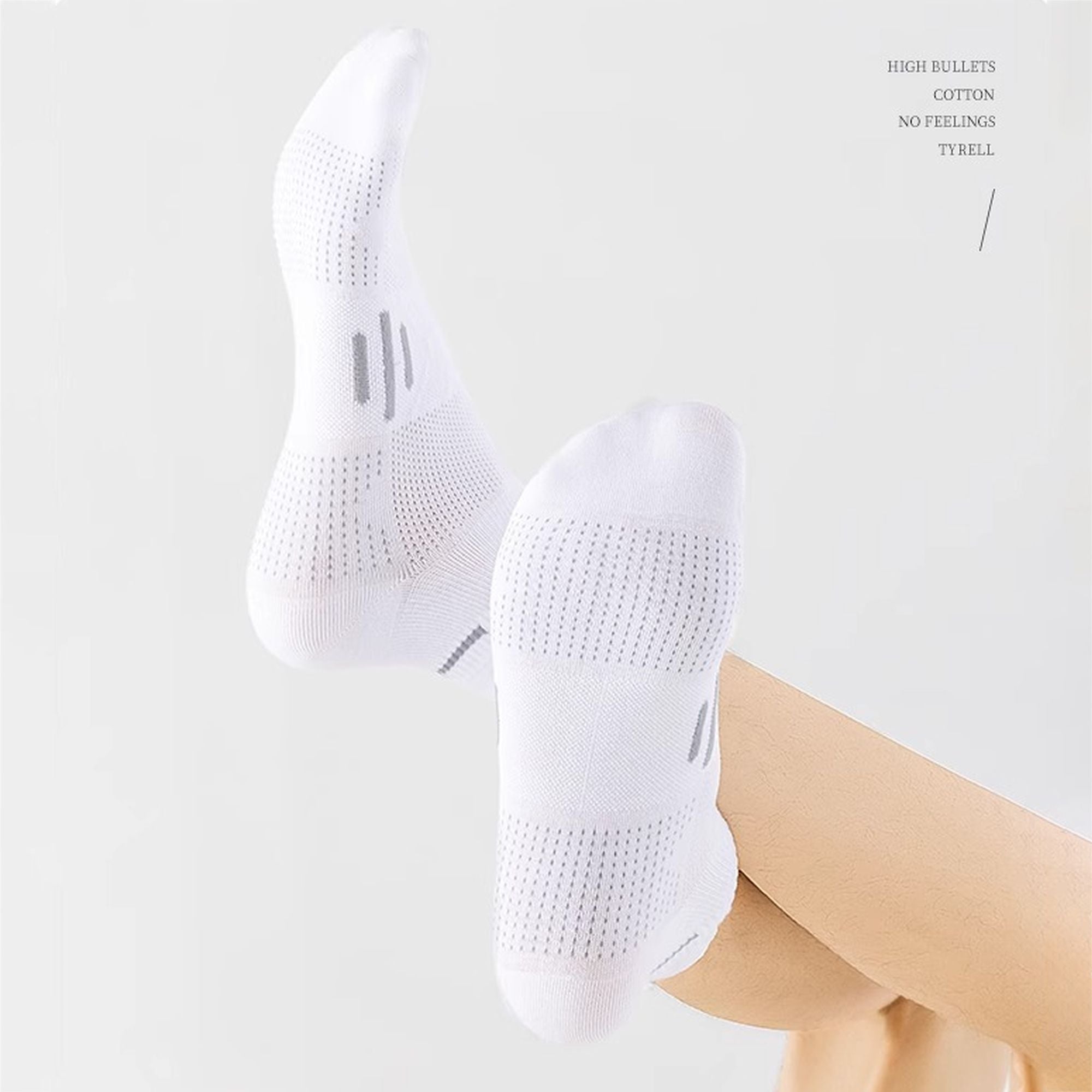 Anna-Kaci Men's 6pk Comfort Ankle - Length Athletic Socks