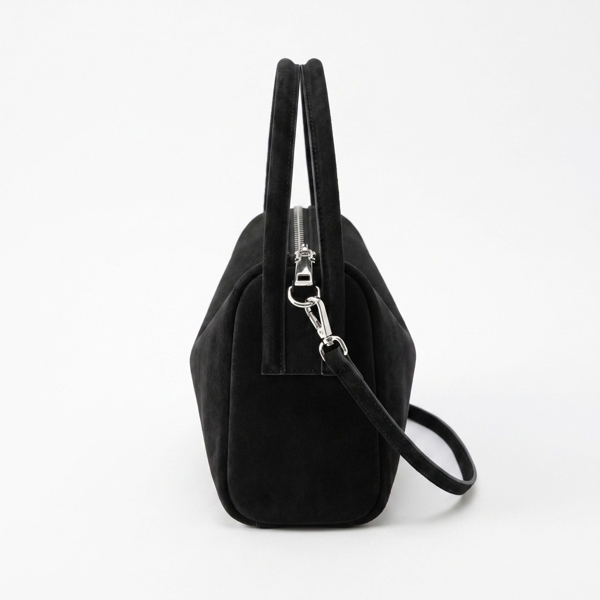 Structured Shoulder Bag with Dual Handles and Crossbody Strap 11.8x9.5x4in
