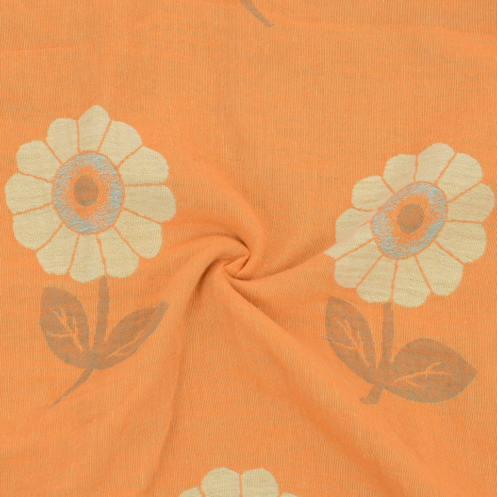 2-Piece Cotton Pillowcases with Vibrant Flower Print Design for Bedroom, Soft and Cozy Bedding Set 20x26in