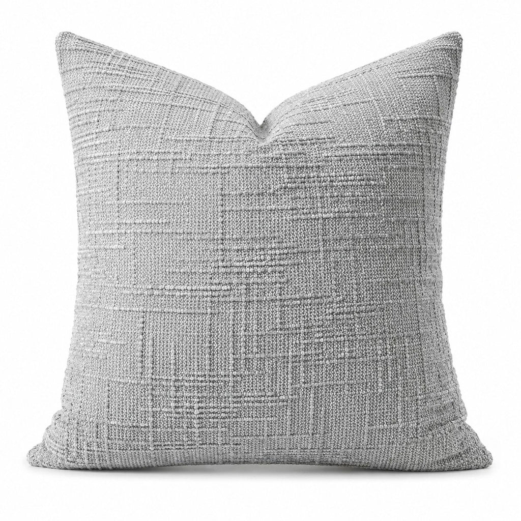 Textured Geometric Decorative Throw Pillow Cover Soft Accent Cushion Cover for Sofa Bed