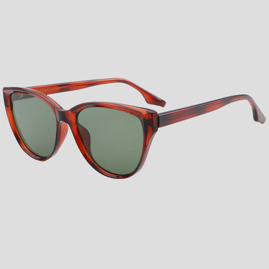Anna-Kaci Women's Stylish Black Cat - Eye Polarized Sunglasses UV400 Protection