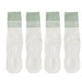 Anna-Kaci Women's 2-Pair Set Gradient Mid-Calf Grip Socks with Soft Seamless Toe and Anti-Slip Bottom for Yoga or Sneakers