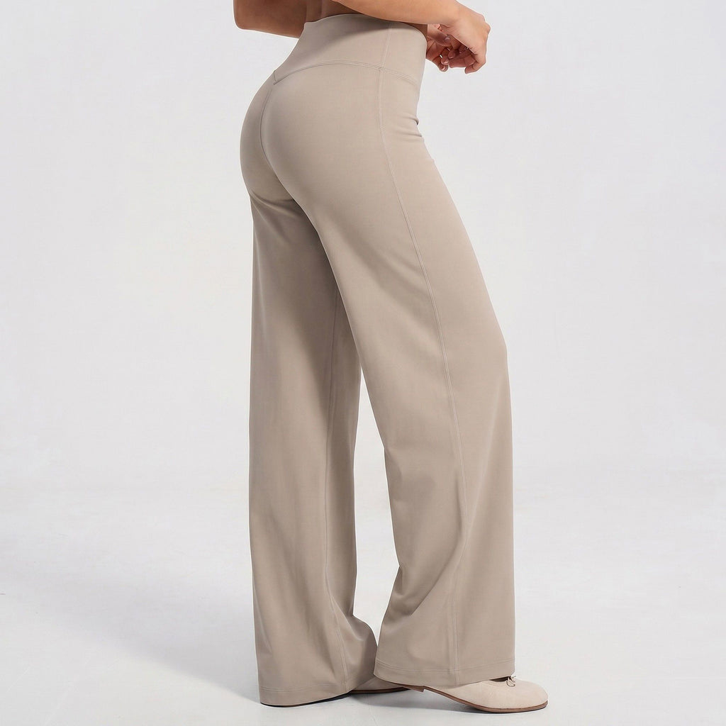 High Waisted Wide Leg Yoga Pants Loose Fit Workout Lounge Pants