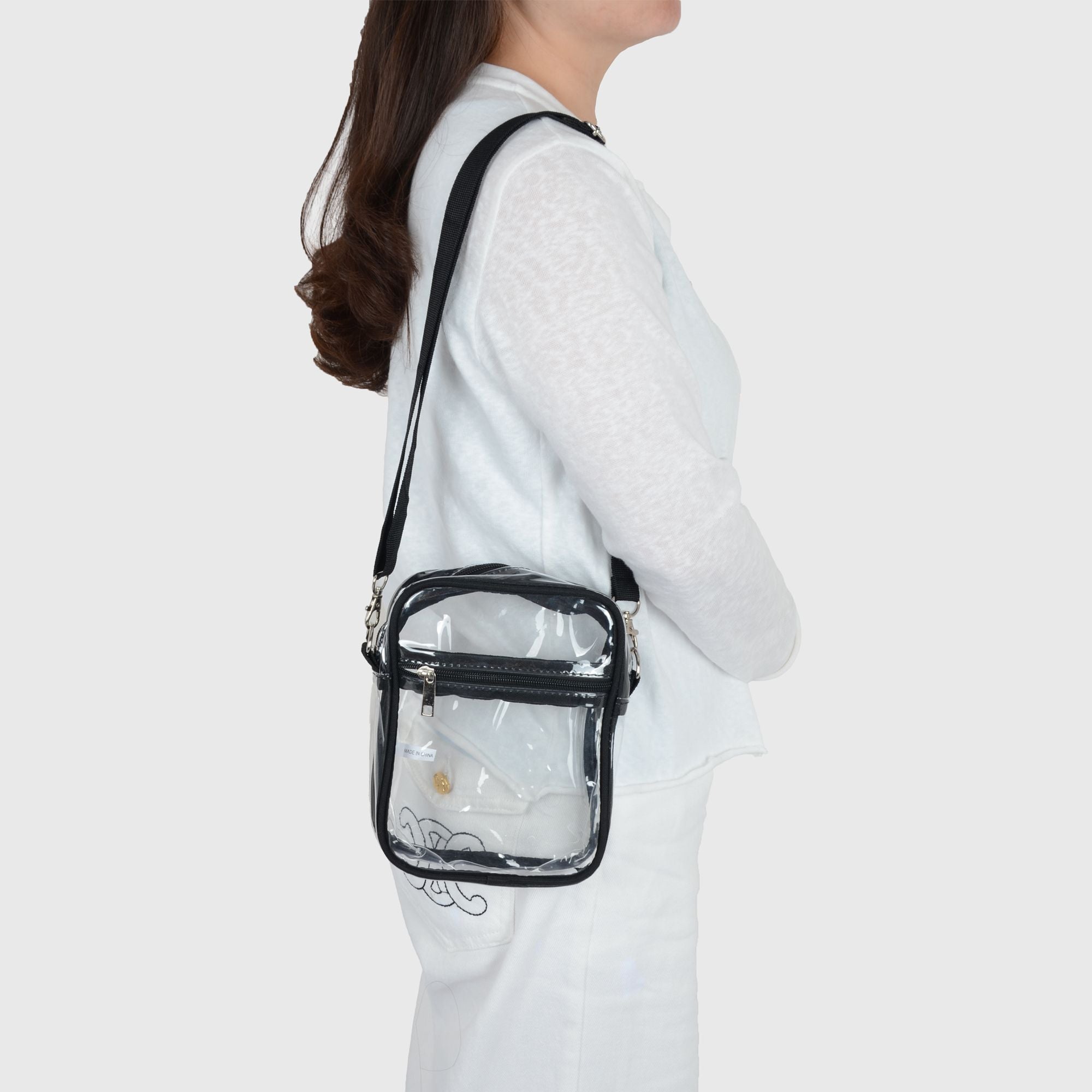 Anna-Kaci Sleek Clear Women's Shoulder Bag