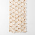 Beige 3D Floral Table Runner with Sequin Accents 13.8x47.2in