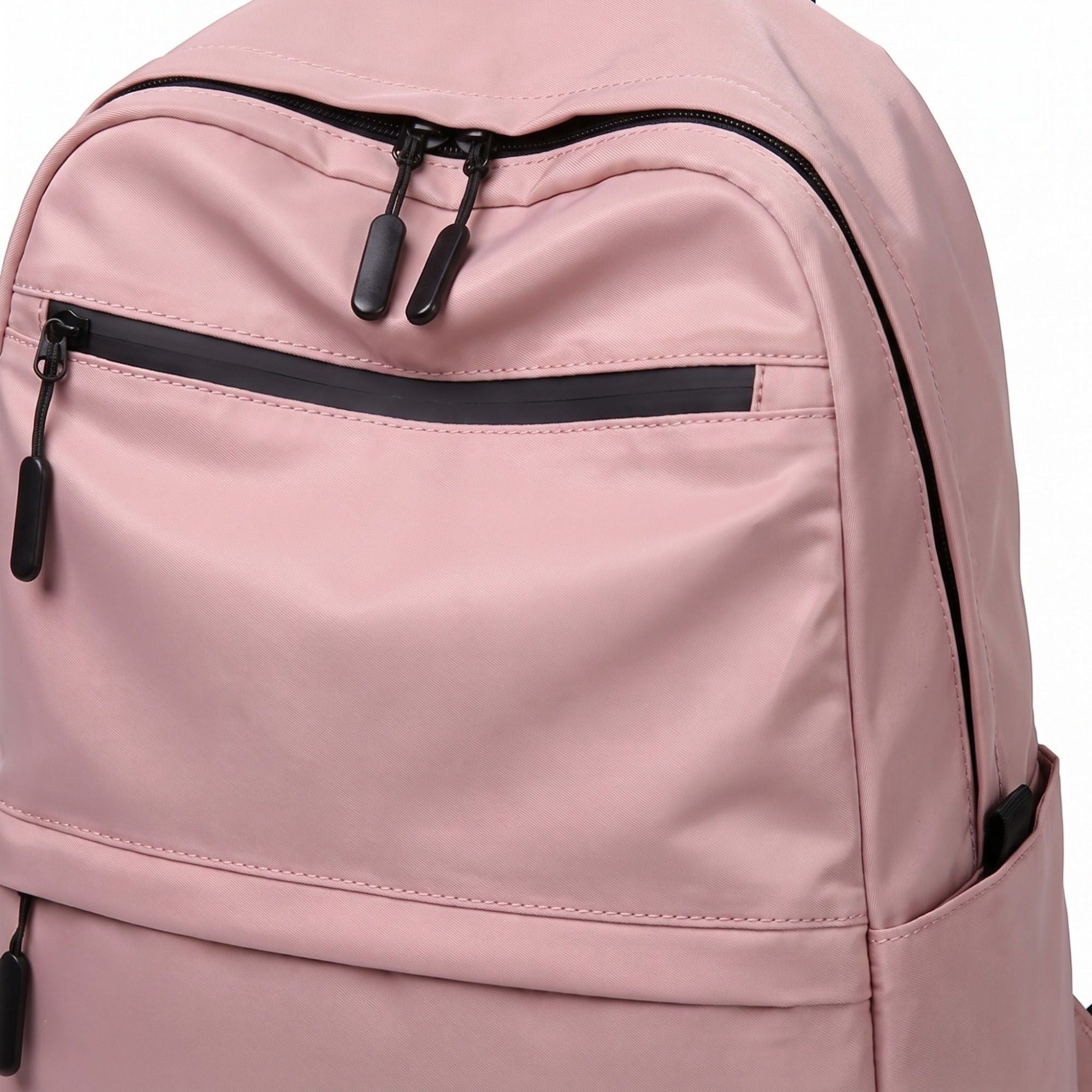 Multi-Pocket Commuter Backpack with Padded Shoulder Straps and Dual Side Pockets
