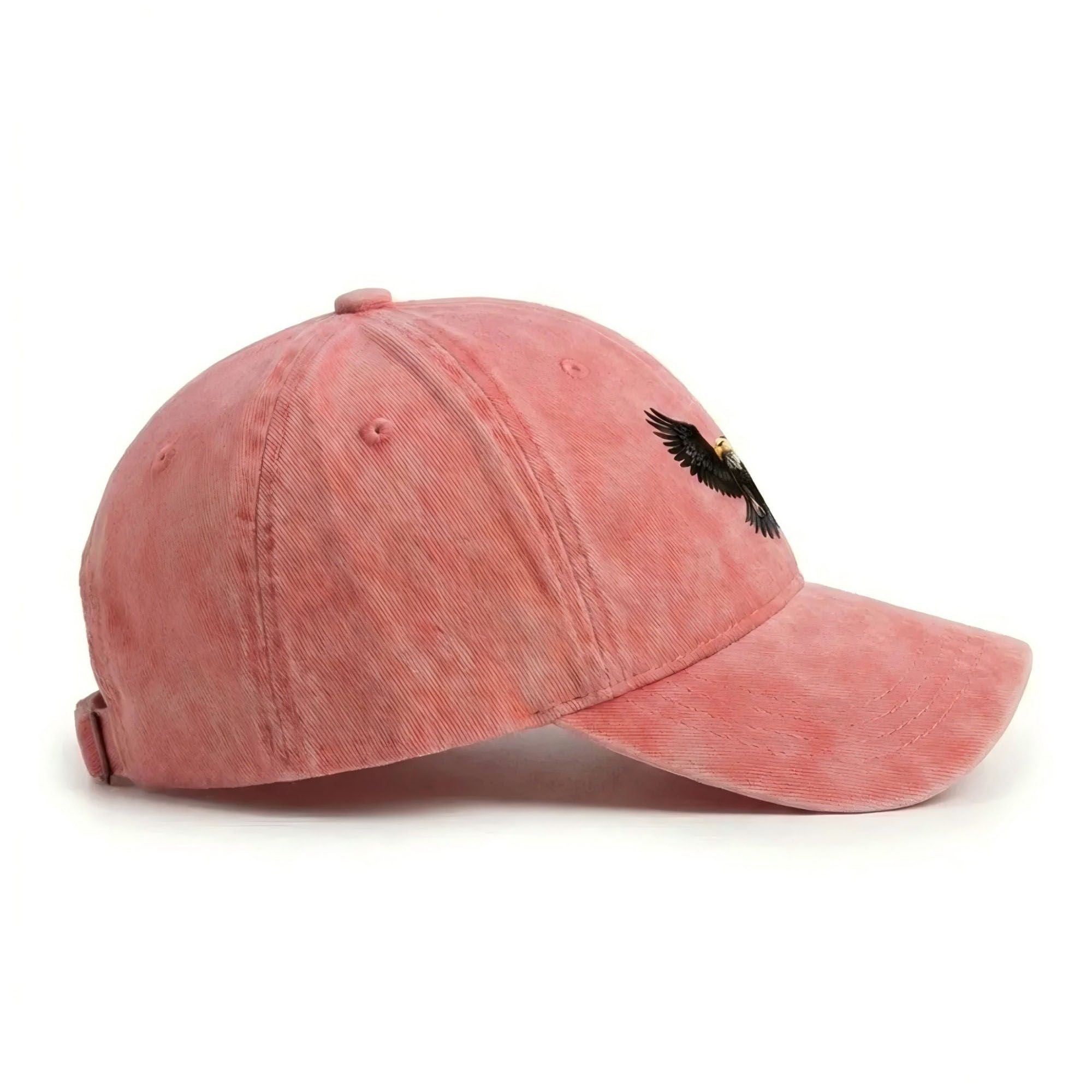 Anna-Kaci Women's Cotton Baseball Cap with Eagle Embroidery Adjustable Strap Casual Everyday Hat