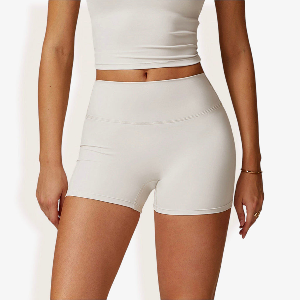 High Waist Athletic Shorts for Yoga and Fitness