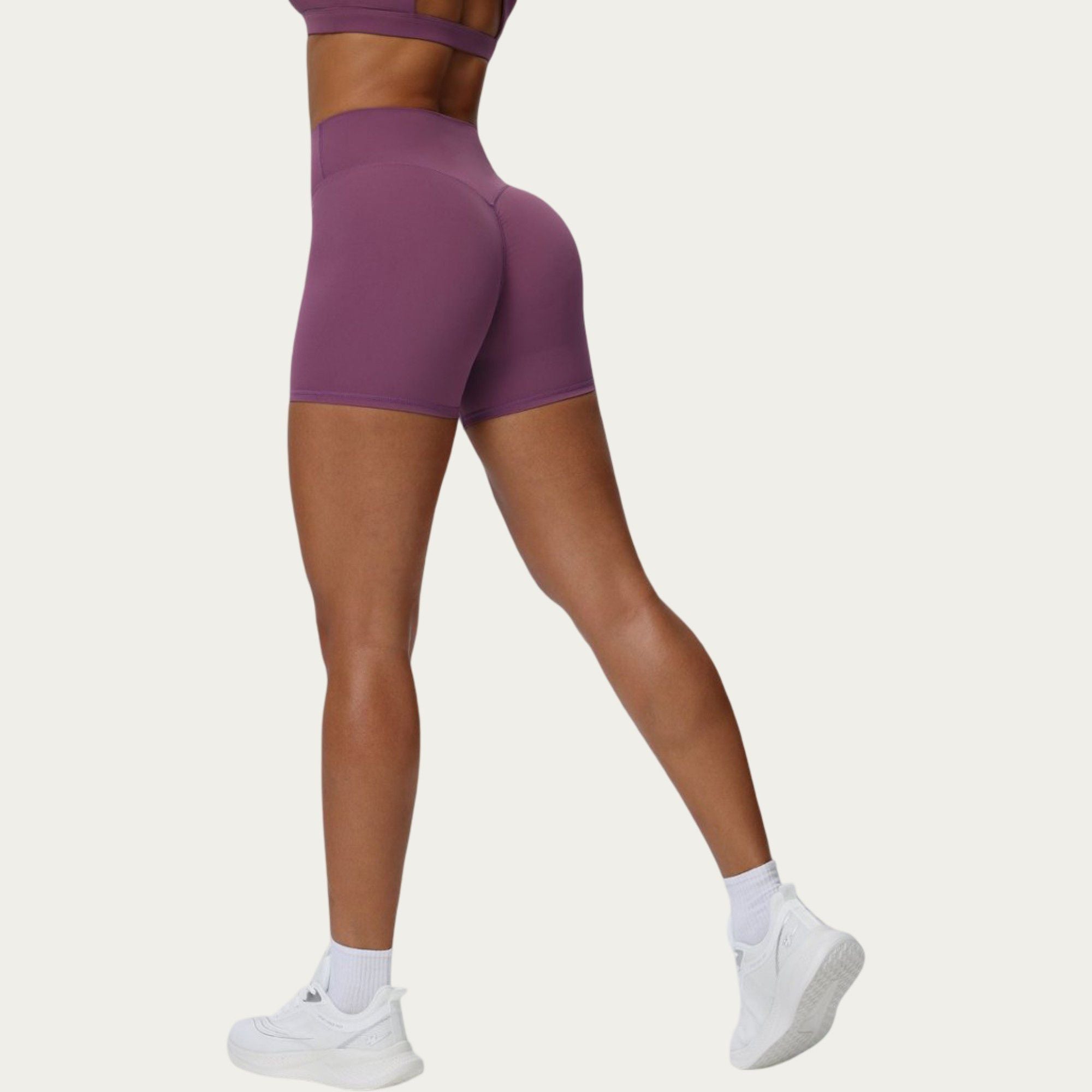 Anna-Kaci Active Women's High Waist Biker Shorts with Smooth Stretch Knit Fabric