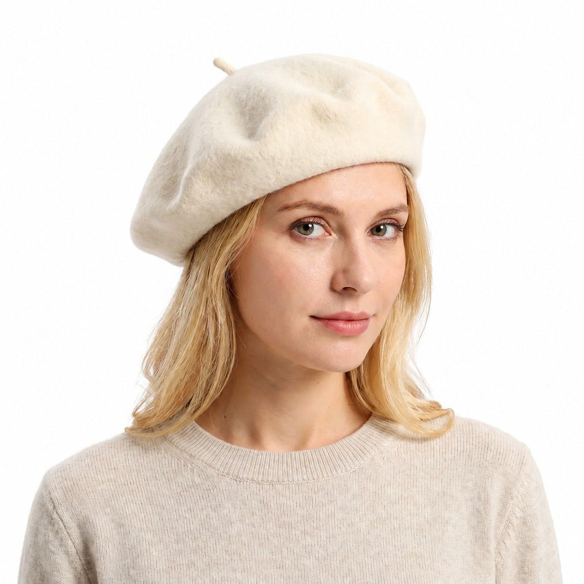Wool Beret Hat Classic French Painter Cap Soft Felt Everyday Style