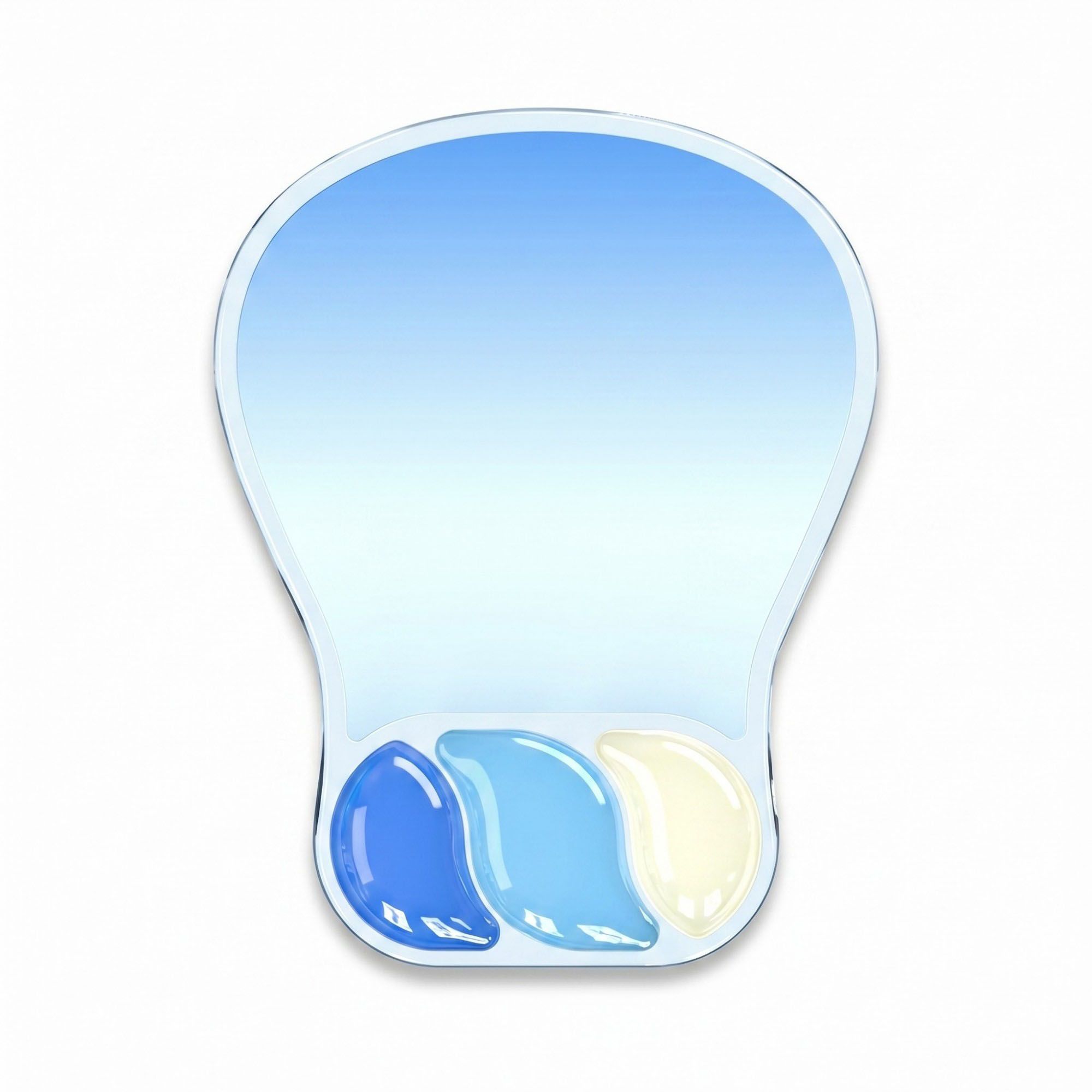 Ergonomic Gel Mouse Pad with Wrist Support Cooling Cushion Non Slip Desk Pad Smooth Surface