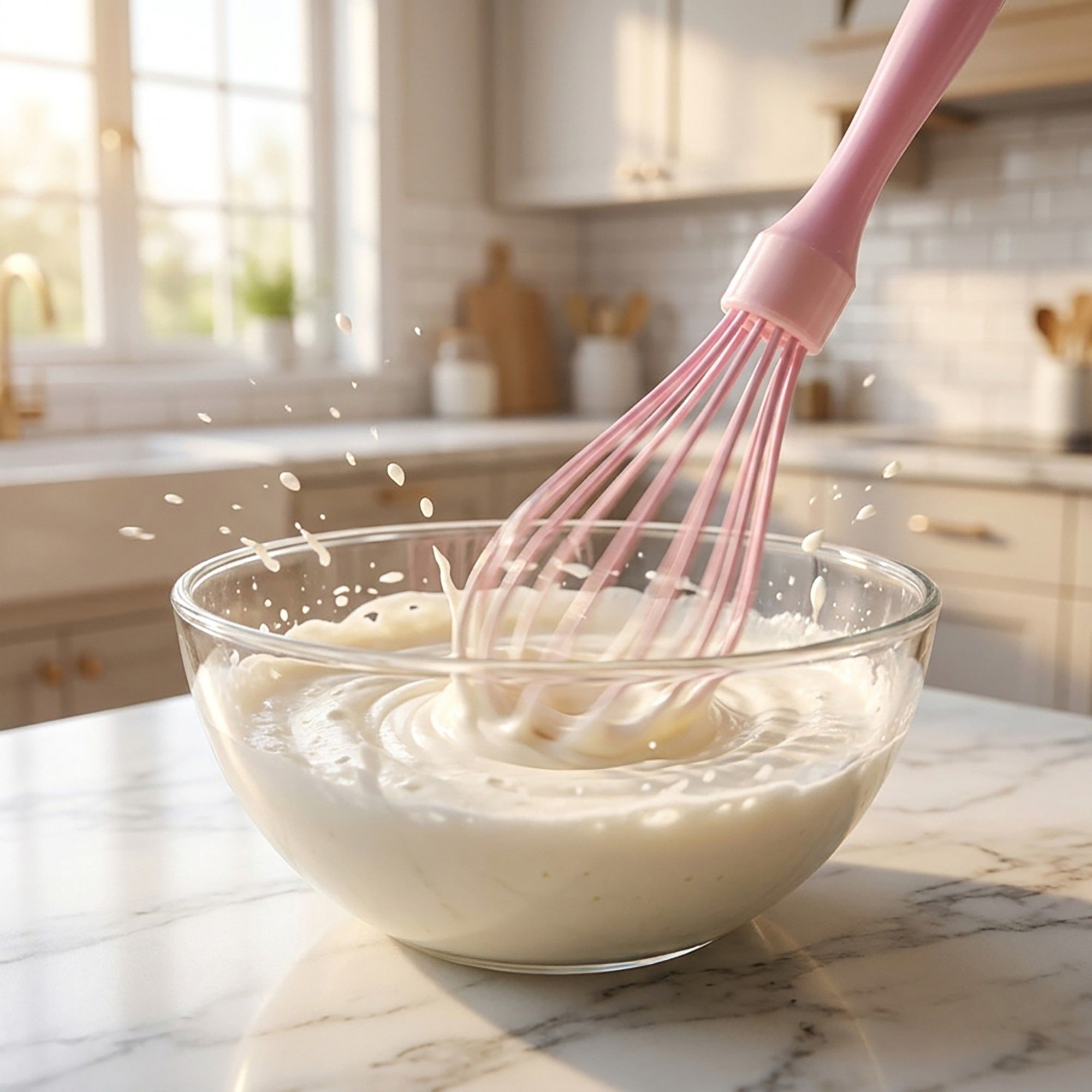 3-Piece Mini Silicone Whisk Set for Baking, Mixing and Kitchen Prep