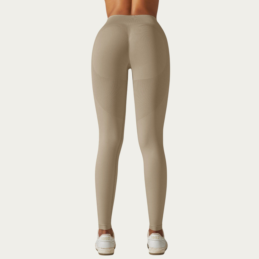 Anna-Kaci Active Women's Seamless High Waist Leggings with Sculpting Fit and Compression Support