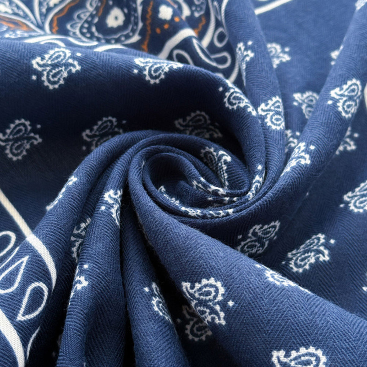 Paisley Print Square Bandana Scarf for Hair Neck and Bag Accessories 26.8¡Á26.8 Inches