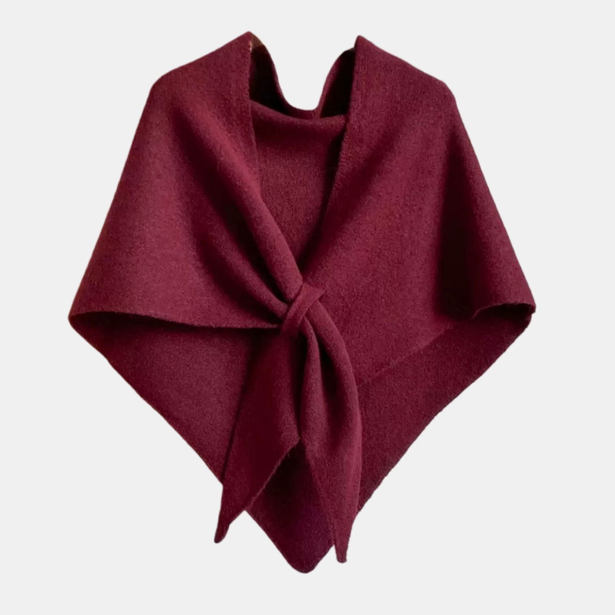 Anna-Kaci Women's Soft Solid Knit Scarf with Draped Shape, Smooth Textured Finish, and Versatile Wrap Styling Design 68.5x45.5x28.5in