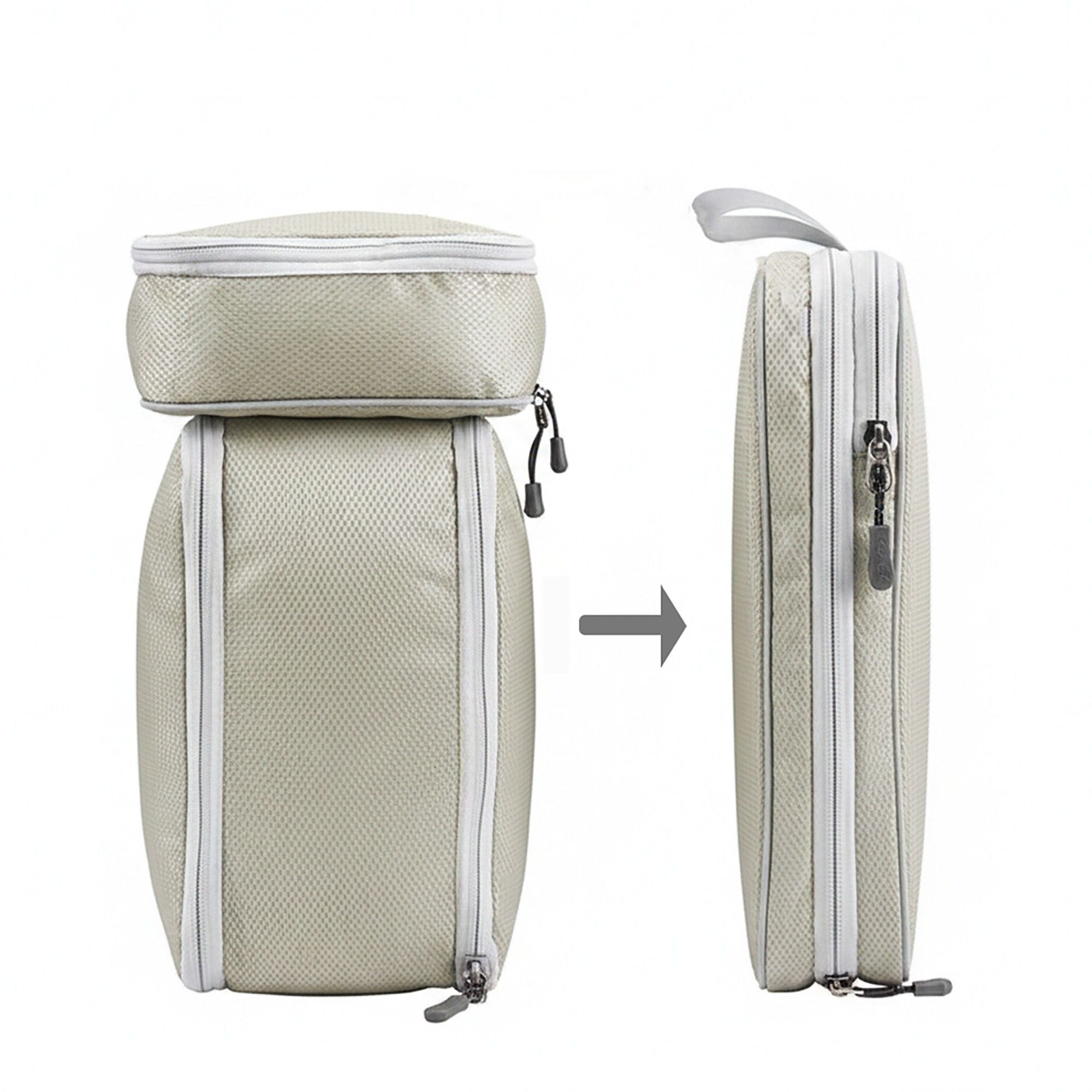 Lightweight Travel Packing Cubes Set with Zipper Closure Storage Bags Luggage Organizer Multi Size Set