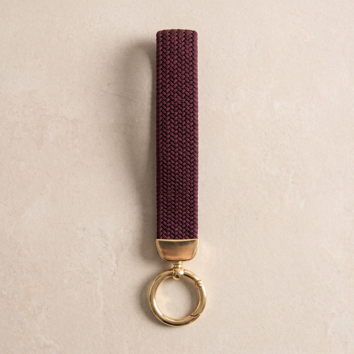 Woven Wristlet Keychain Strap with Hardware Kit