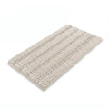 Chenille Bath Mat with Plush Noodle Texture and Non Slip Backing