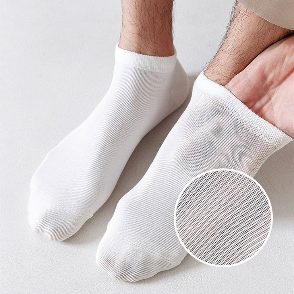 Anna-Kaci Men's Ankle - Length 6pk Comfort Casual Cotton Socks