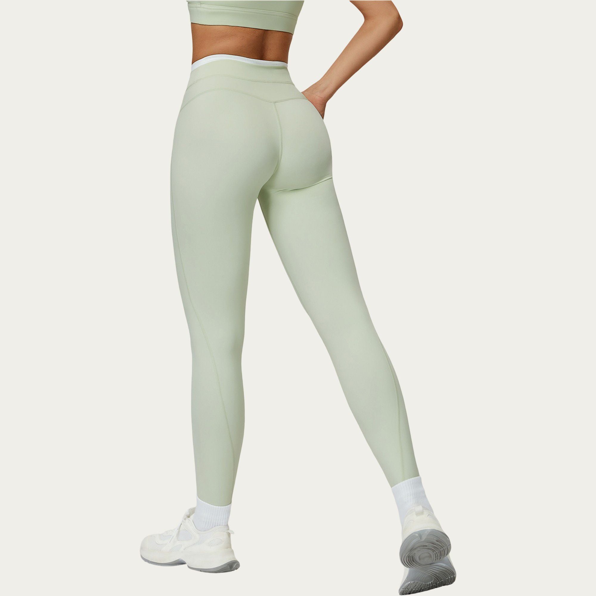 Anna-Kaci Active Women's High Waist Leggings with Smooth Stretch Fit and Side Seam Detail