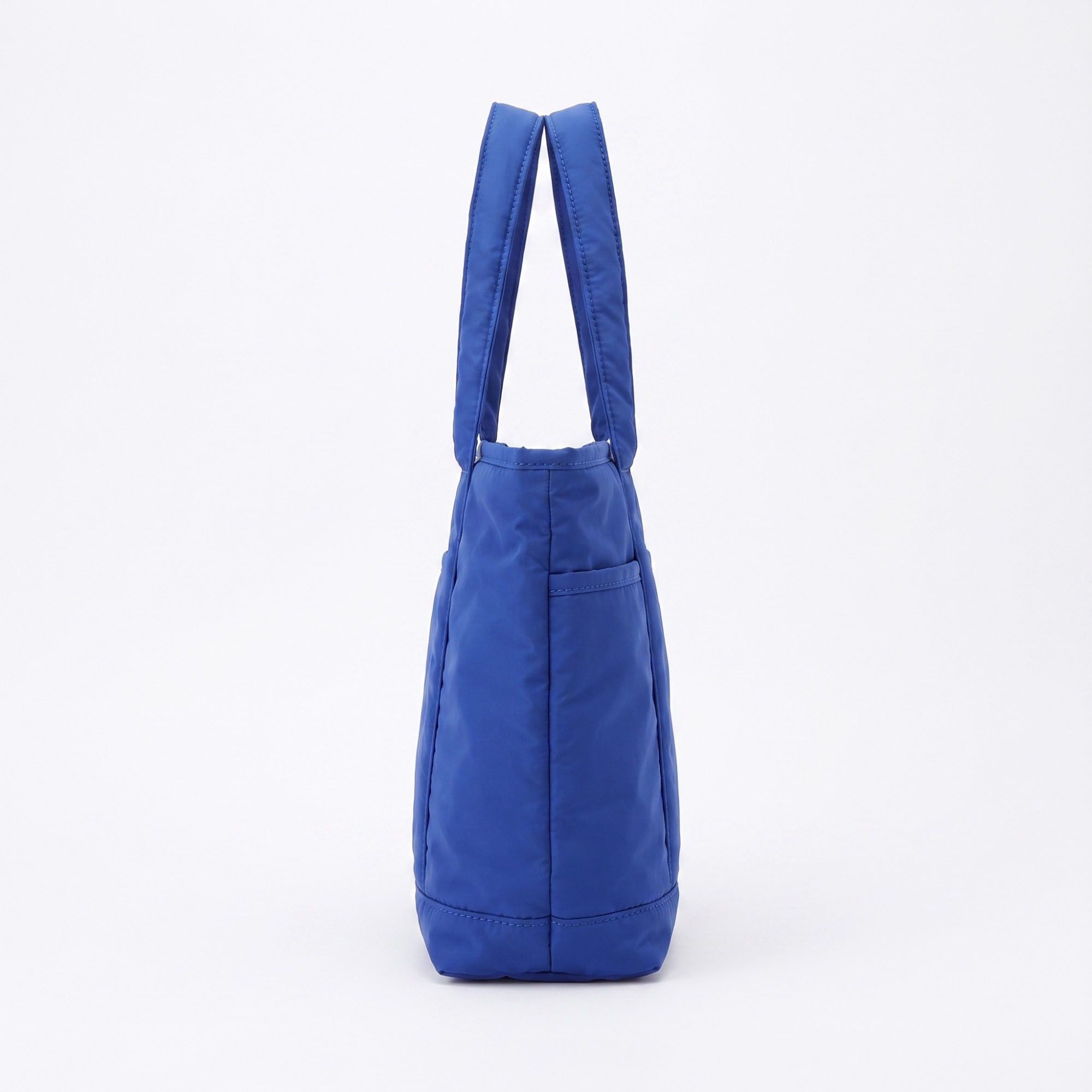 Lightweight Utility Tote Bag with Long Shoulder Straps and Exterior Pockets 9x7.5x4.5in