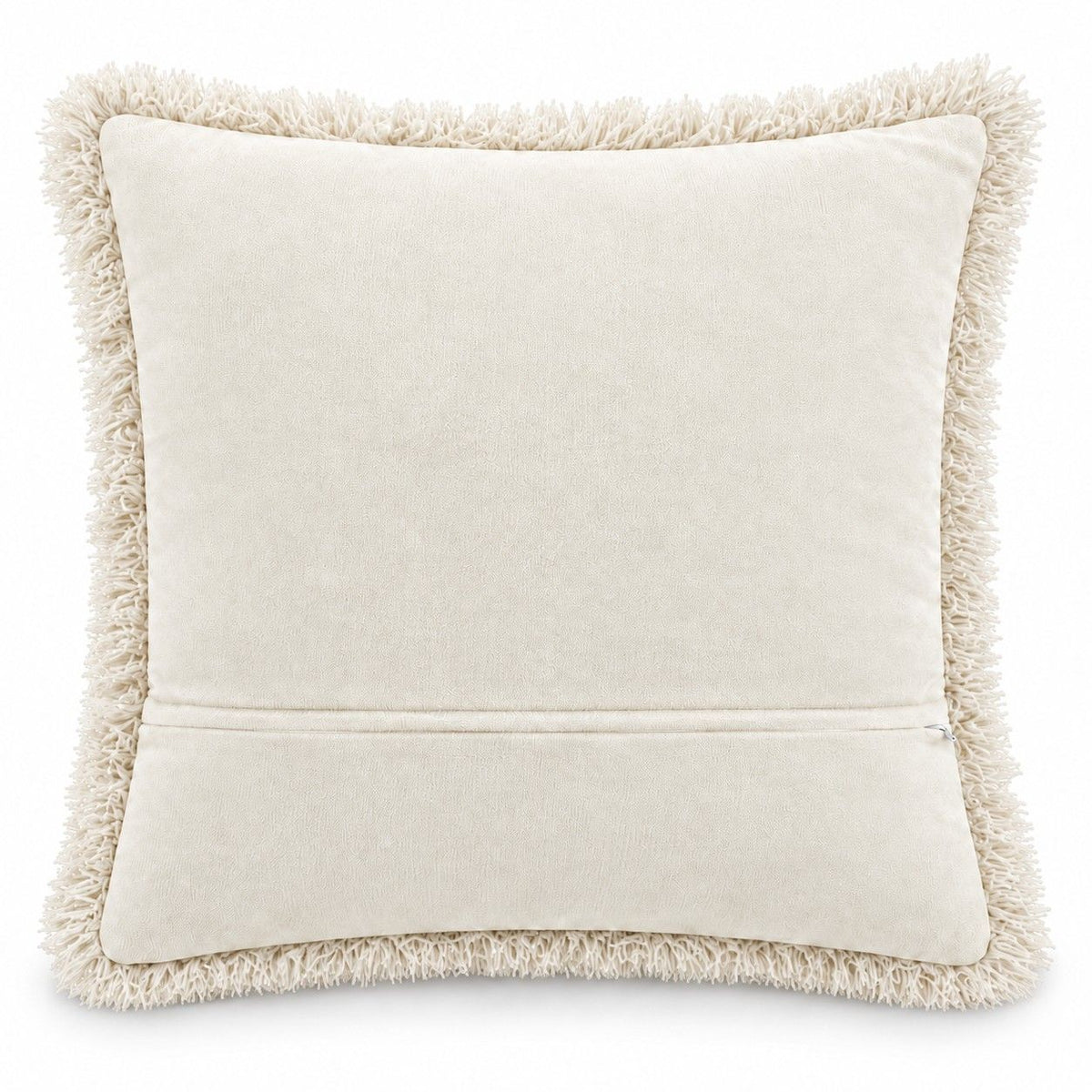 2 Pack Shaggy Faux Fur Throw Pillow Covers 18 x 18 Inch for Couch Sofa and Bed