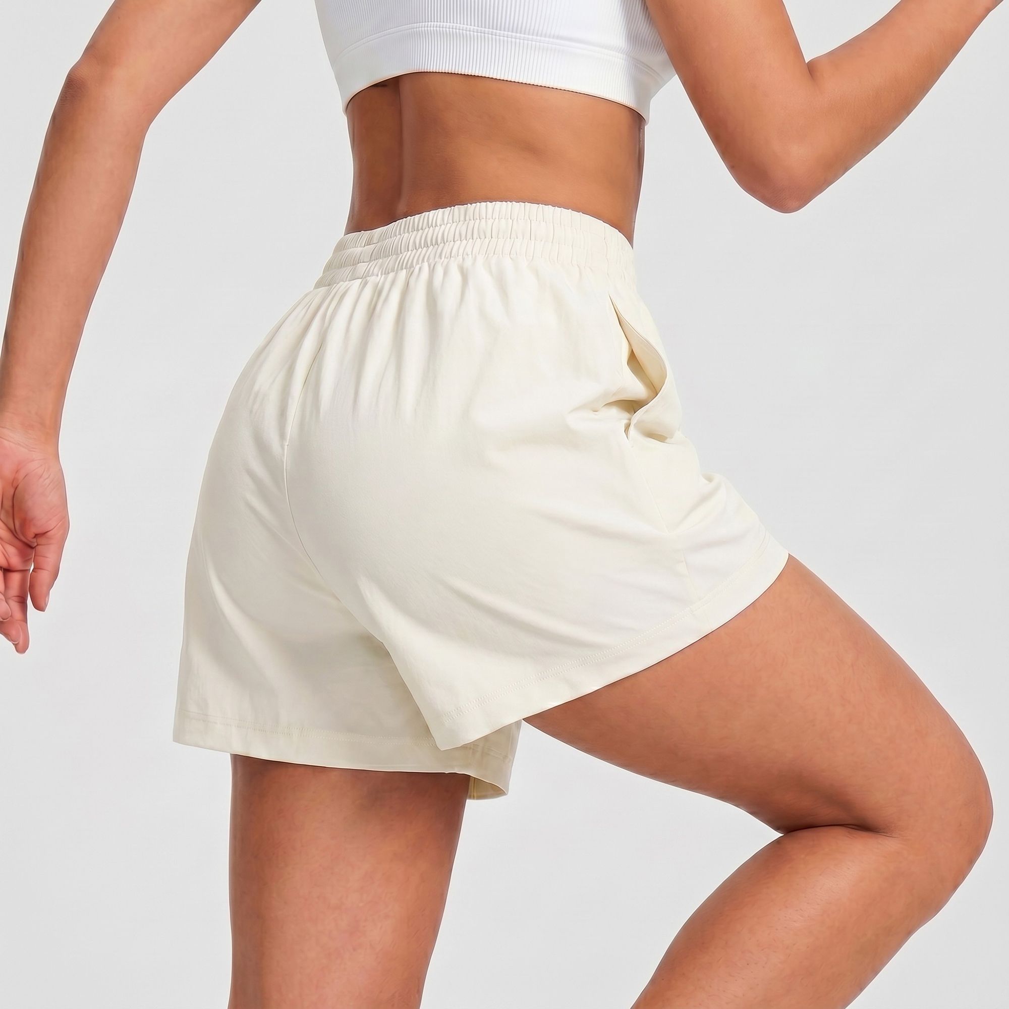 High Waisted Running Shorts with Pockets Lightweight Athletic Shorts