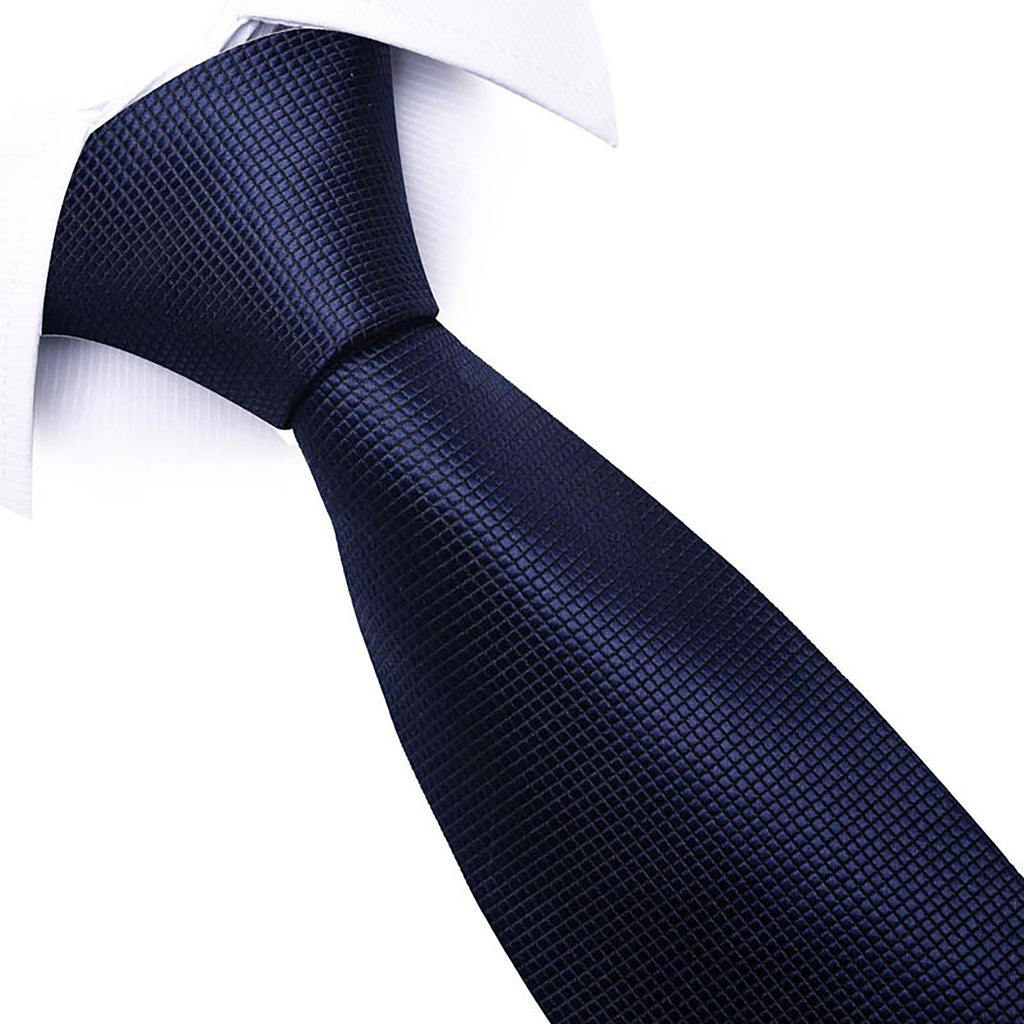 Men's Micro Dot Texture Tie Fine Woven Pattern Necktie Subtle Solid Look 57 Inch Length 3.1 Inch Width Formal Business Accessory