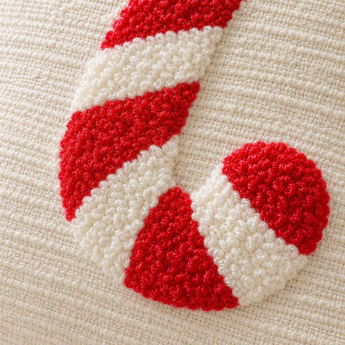 Holiday Tufted Throw Pillow Cover for Couch Sofa or Bed