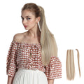 Straight Ponytail Extension - 24 Inch Long Straight Wrap Around Ponytail for Women Clip Ponytail Hair Extensions Synthetic