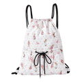 Printed Drawstring Backpack for Women, Large Capacity Lightweight Everyday Bag