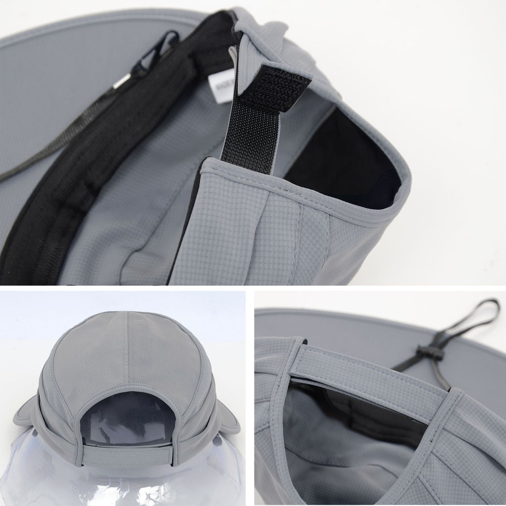 Anna-Kaci Women's Sporty Wide Brim Sun Visor Hat with Adjustable Back Strap Lightweight UV Protection Cap for Outdoor Activities