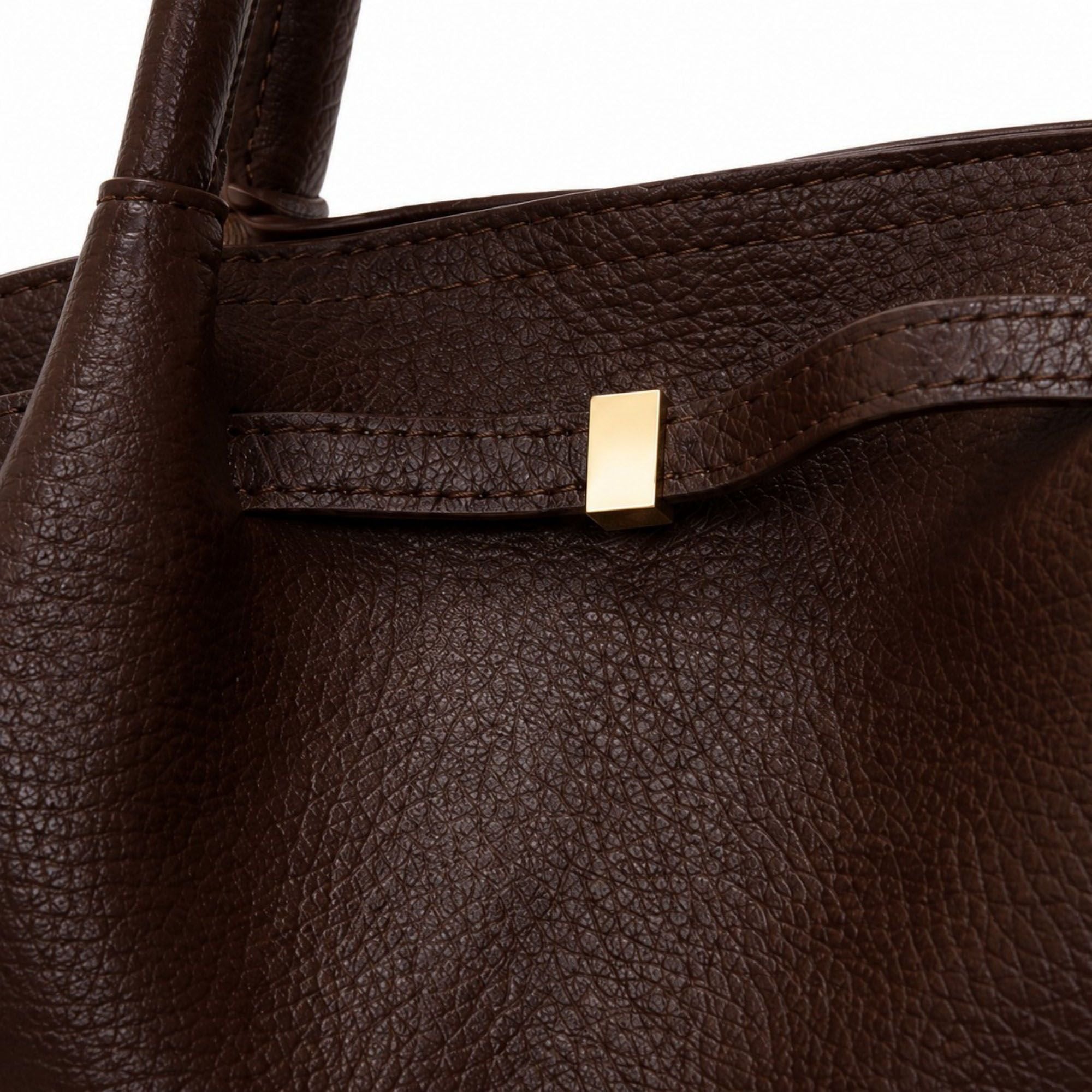 Large Capacity Pleated Shoulder Tote Bag
