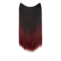 Longe Straight Natural Hair Extensions One Piece Invisible Wire Hair Extensions with Clip ins 22Inch for Women