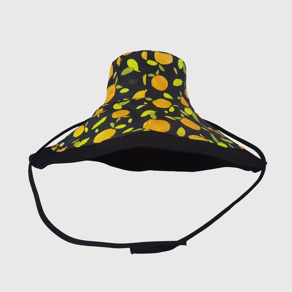 Anna-Kaci Women's Reversible Wide - Brim Sun Hat with Fruit Pattern Lining