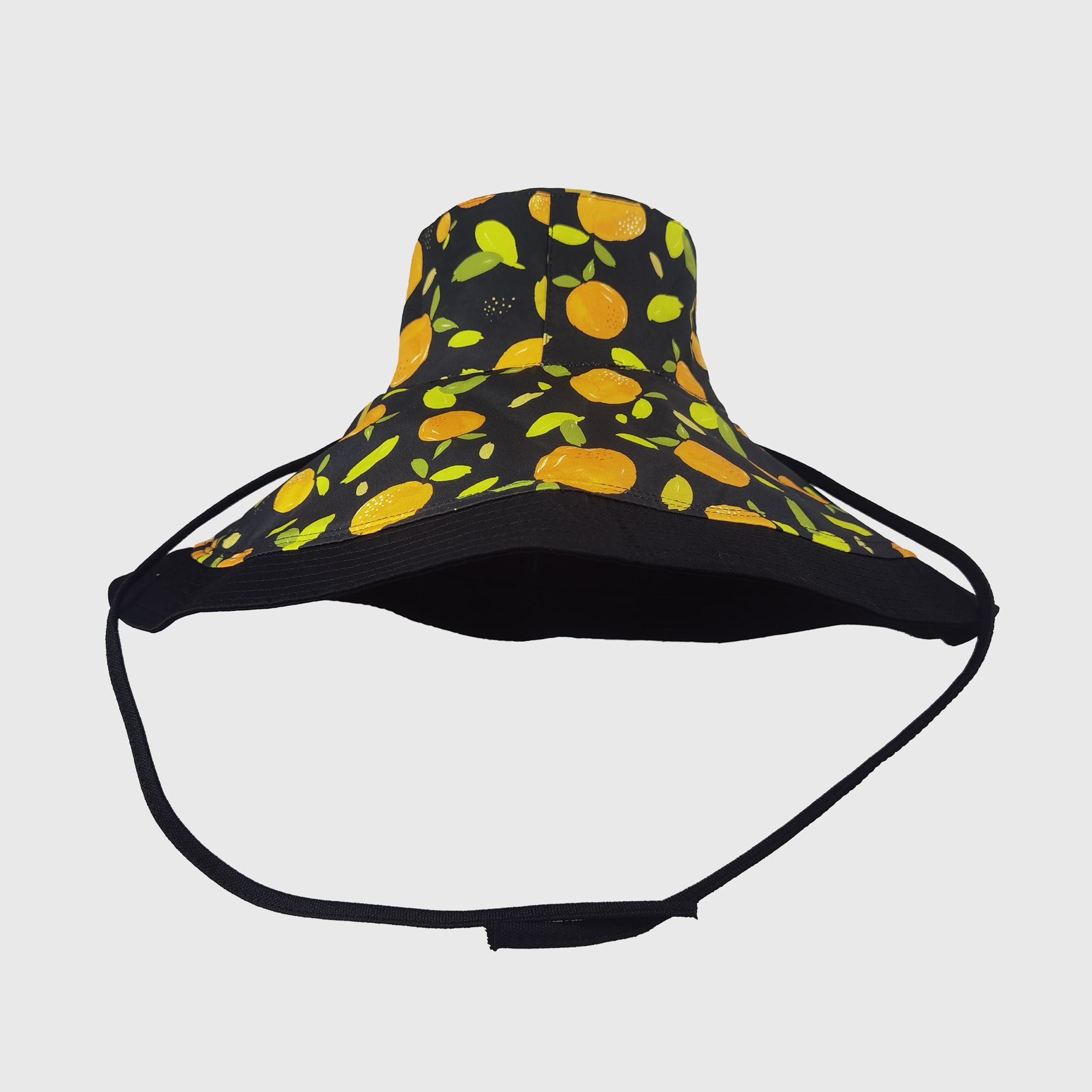 Anna-Kaci Women's Reversible Wide - Brim Sun Hat with Fruit Pattern Lining